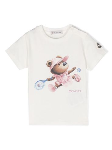 Tennis motif t-shirt