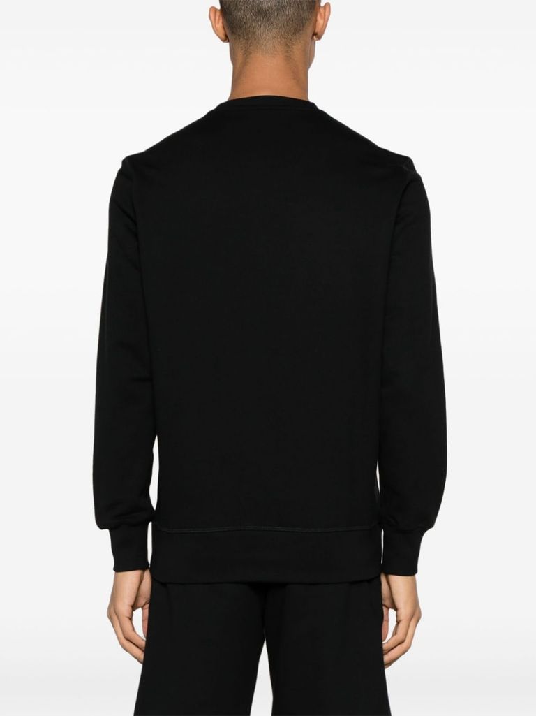 【Alexander McQueen】CREW NECK LG SLV◆775862Q1A71 MCQUEEN: sweater with all-over Skull - Black | McQueen
