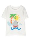 T-shirt stampa squalo