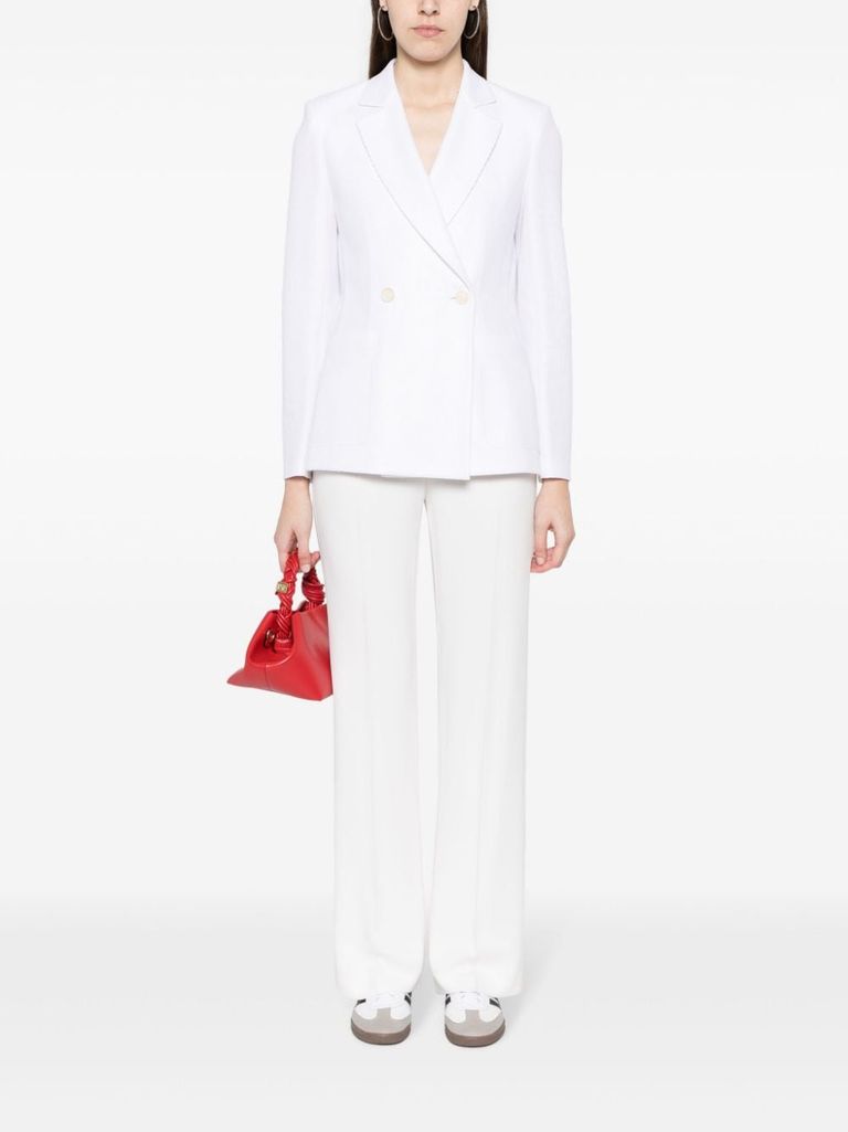 ボトムスその他 Harris Wharf London Ivory Double-Breasted Blazer HARRIS WHARF LONDON | Ivory Women's Blazer | YOOX