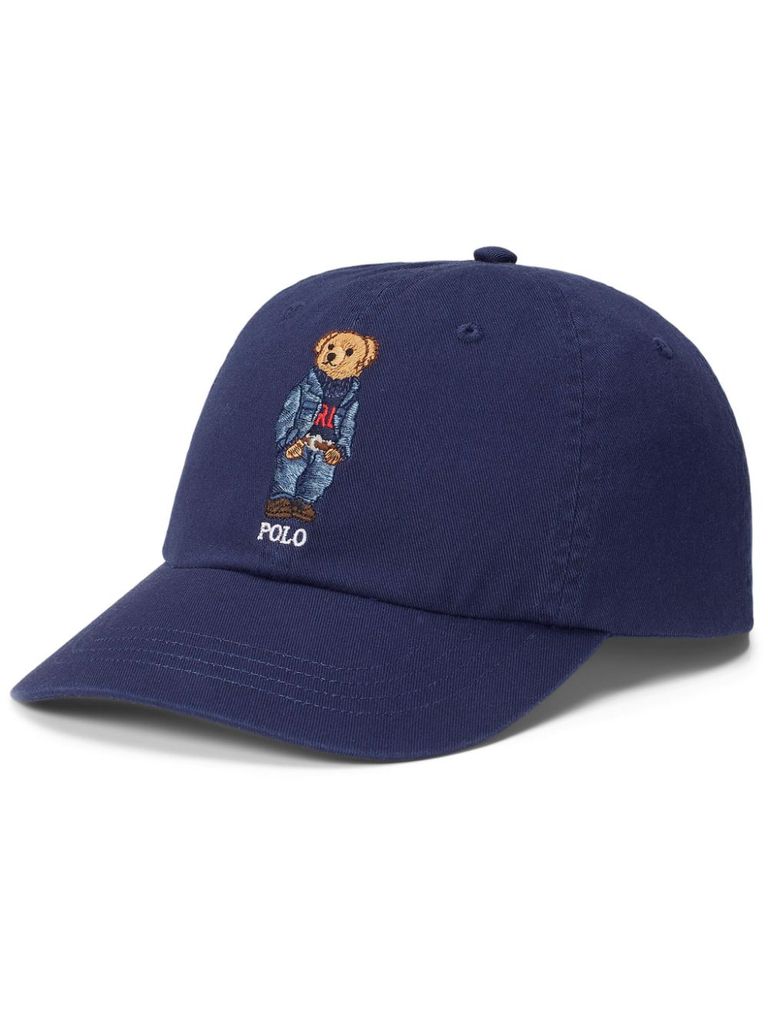 Ralph Lauren Boys Beige Polo Bear Cap | Junior Couture