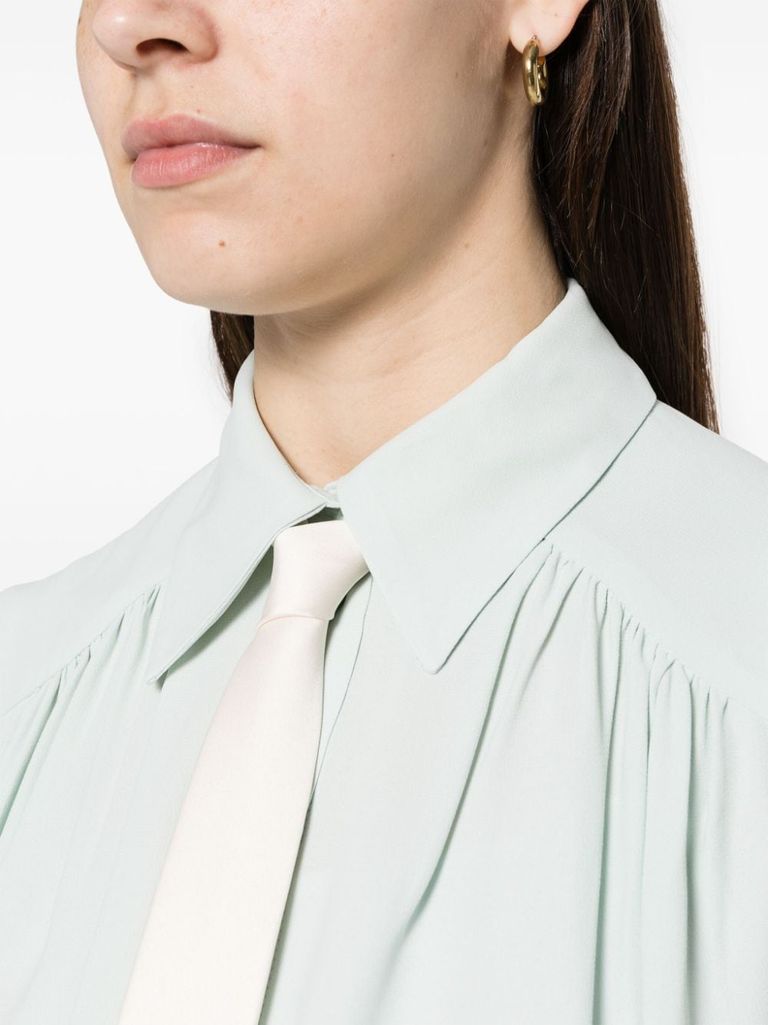Tie detail shirt