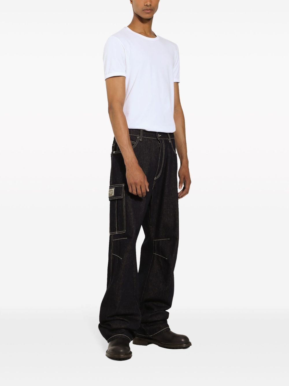 Mid-rise jeans
