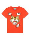 Tiger Head motif t-shirt