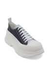 Tread slick lace-up sneakers
