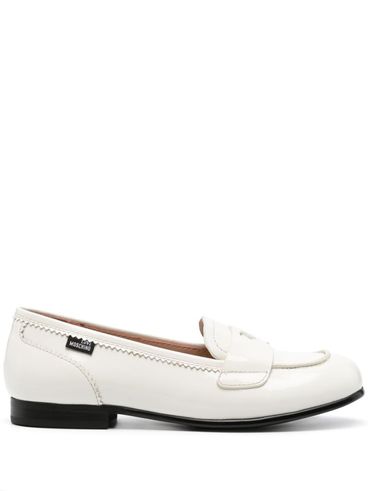 Loafers with logo detail