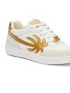 Palm tree motif sneakers