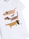 Dog print t-shirt