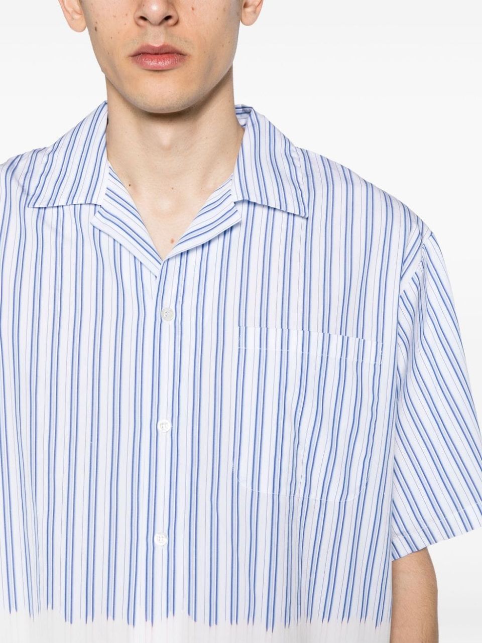 Pinstripe pattern shirt