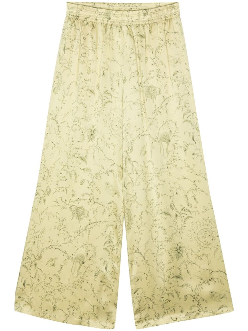 Graphic print trousers