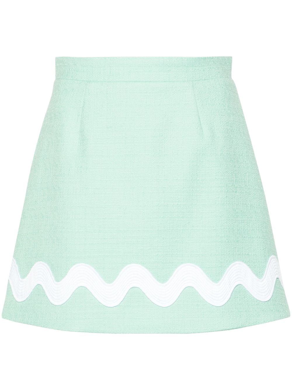 Skirt with striped details