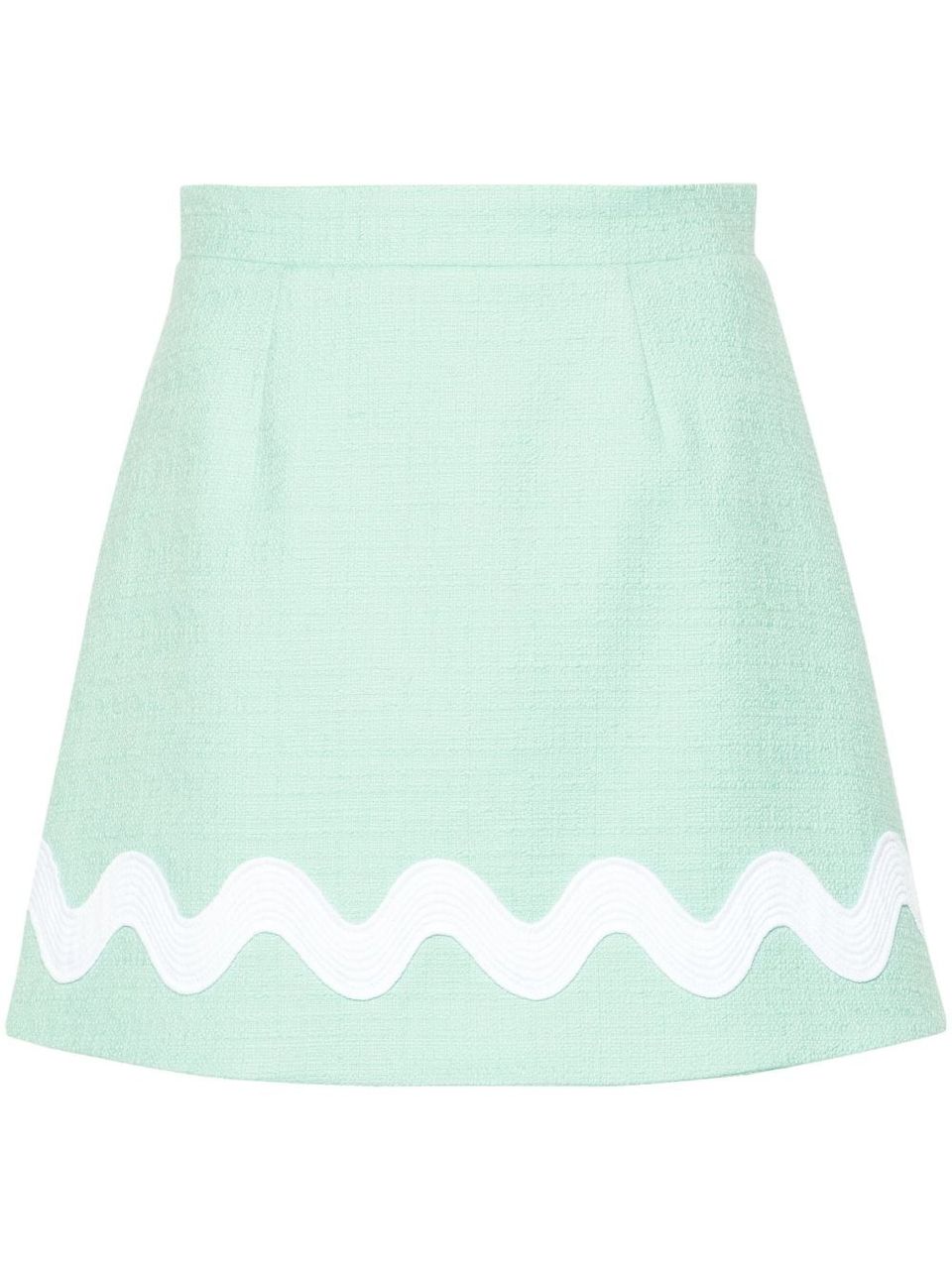Skirt with striped details
