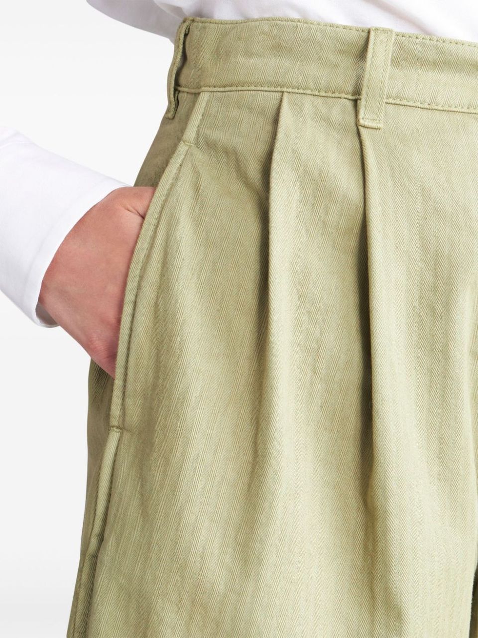 Herringbone pattern shorts