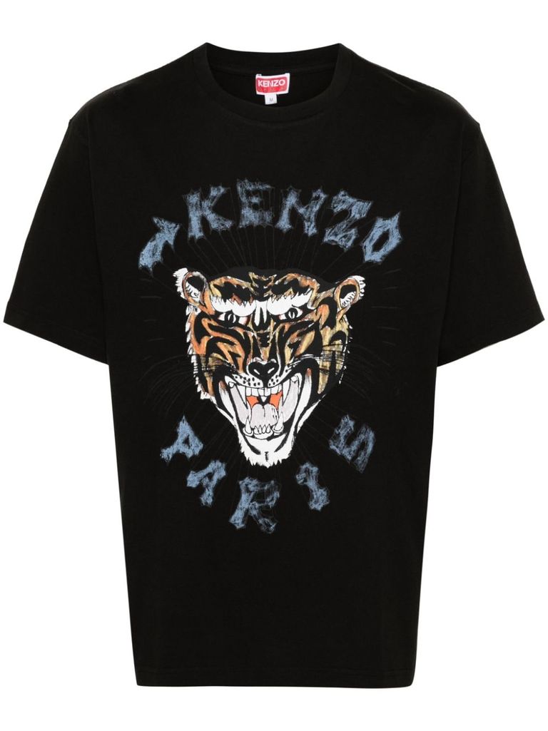 Tiger Head motif t shirt