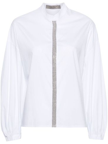 Rhinestone detail blouse