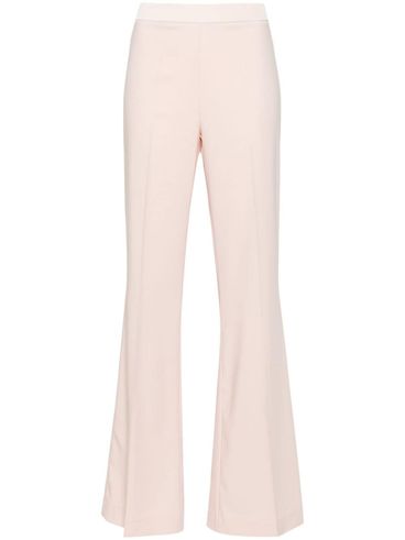 Flared design trousers