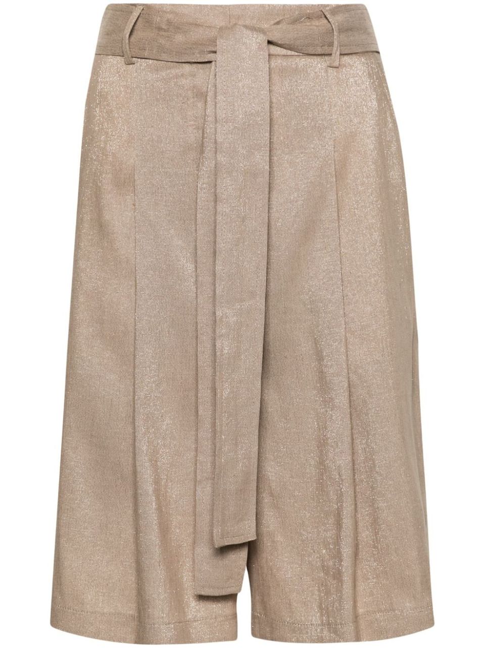 Shorts with lurex details