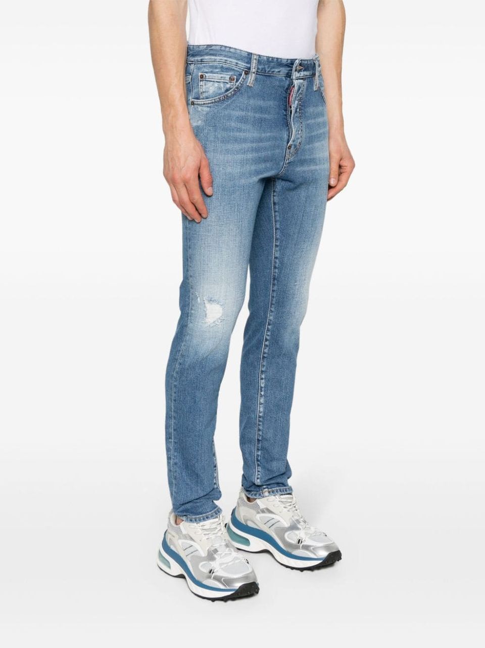 Jeans effetto sbiadito