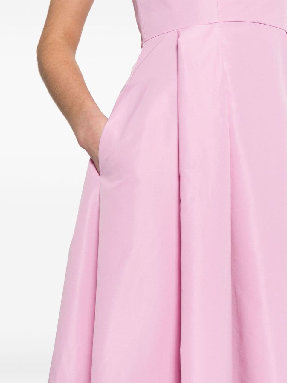 Midi dress with flared skirt