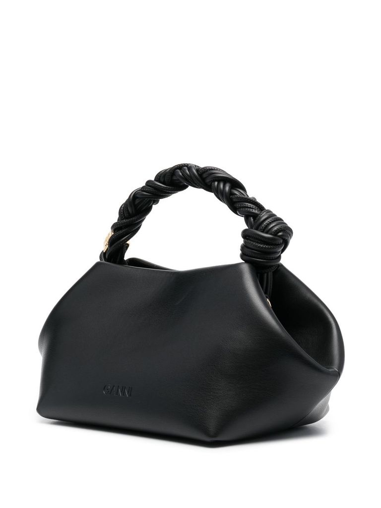 ★Ganni★ Small Gani Boo Tote Bag Black A5241099 Black Black Small GANNI Bou Bag | GANNI US