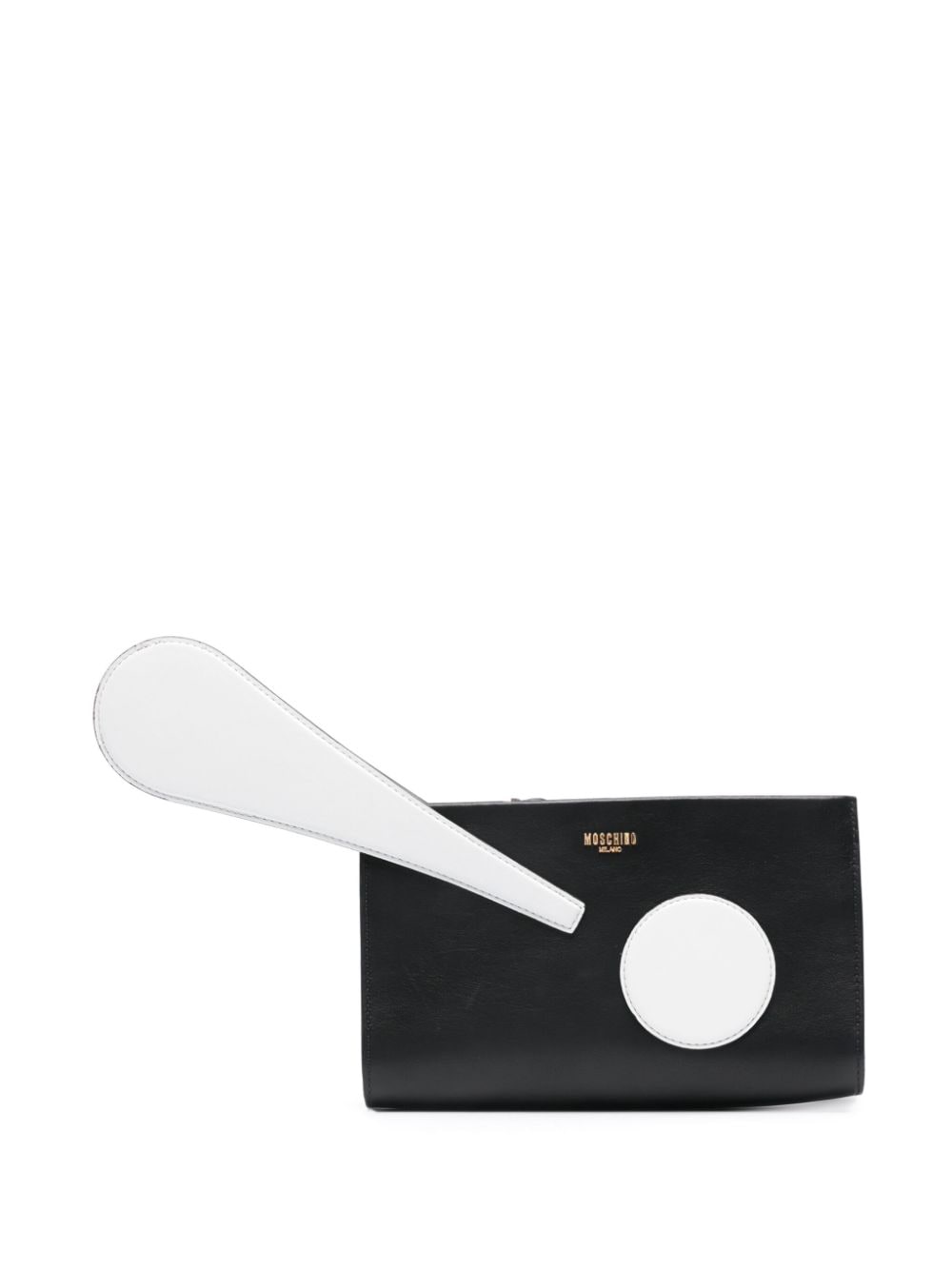 Exclamation mark clutch bag