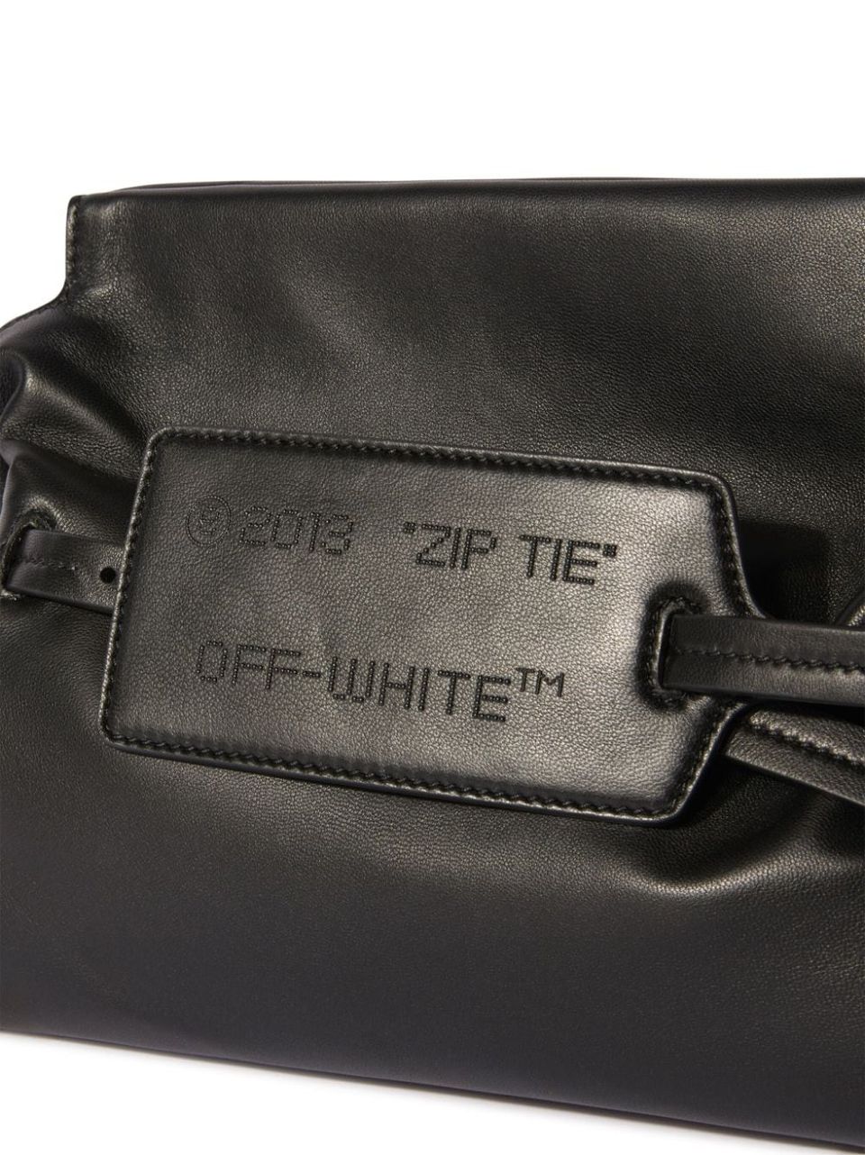Zip-Tie label clutch bag