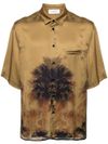 Palm tree print shirt