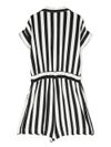 Striped pattern jumpsuit