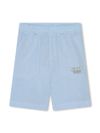 Bermuda shorts with logo print