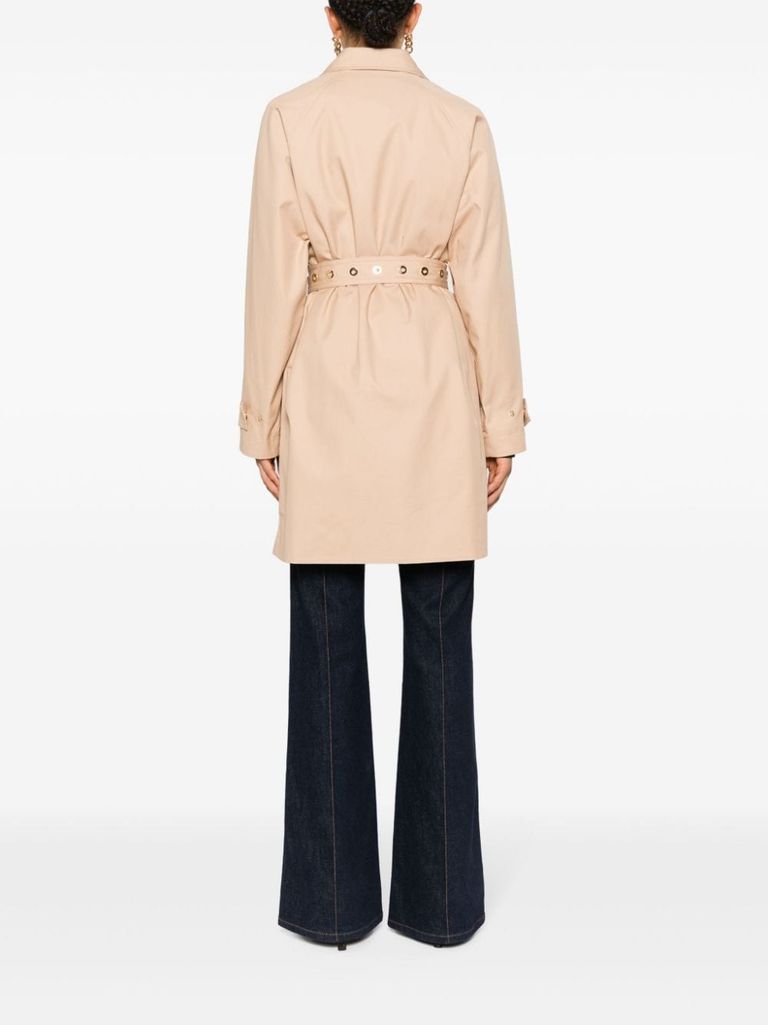Coat with belt