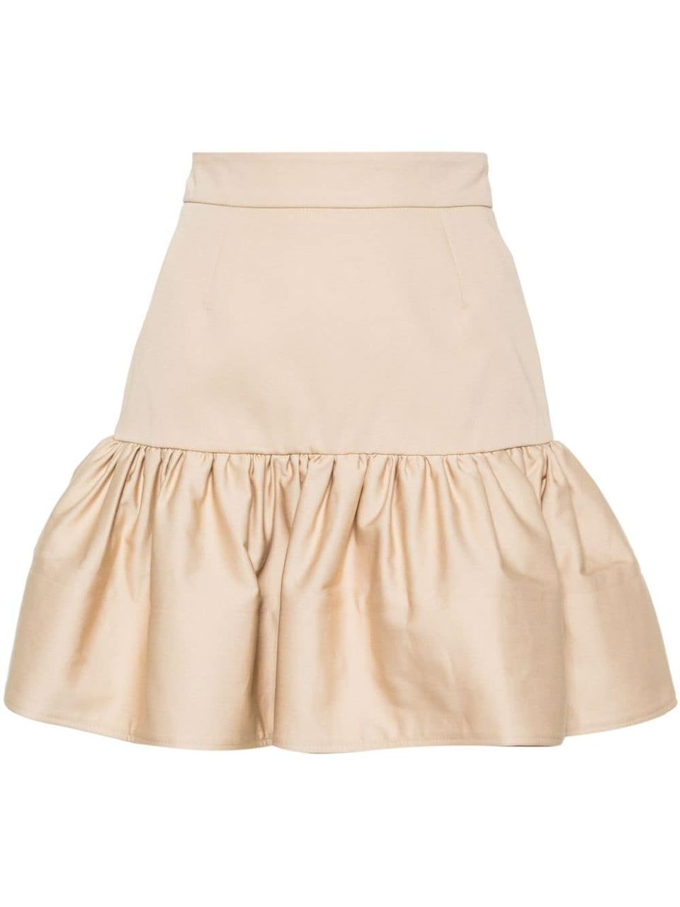Skirt with flounces