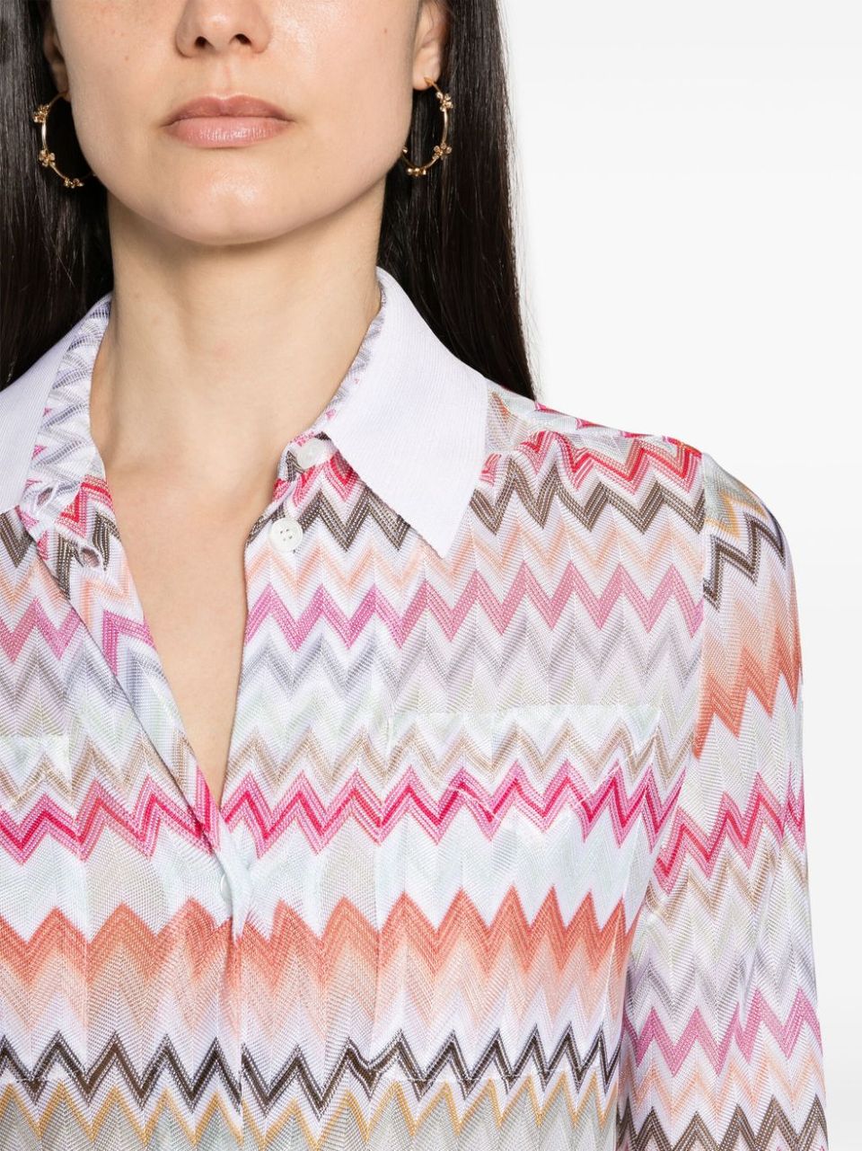 Zigzag pattern shirt