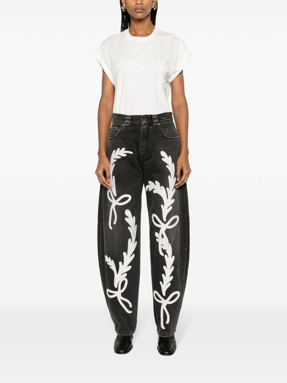 Rodeo embroidered jeans