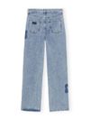 Patchwork design jeans