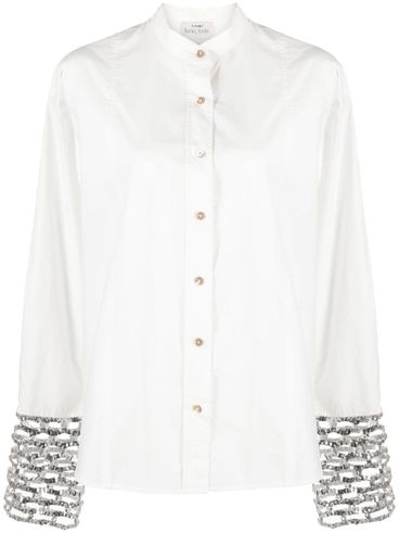 Shirt with sequin detail