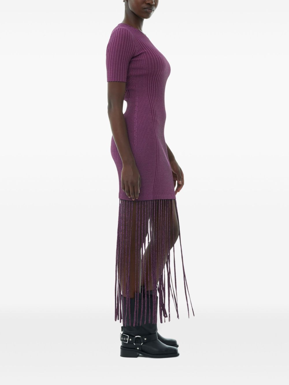 Dress with fringes