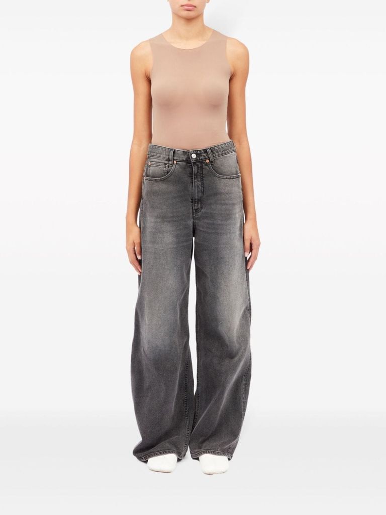 (関税・送料込)Maison Margiela Jeans Asymmetrical Waist Asymmetric design jeans
