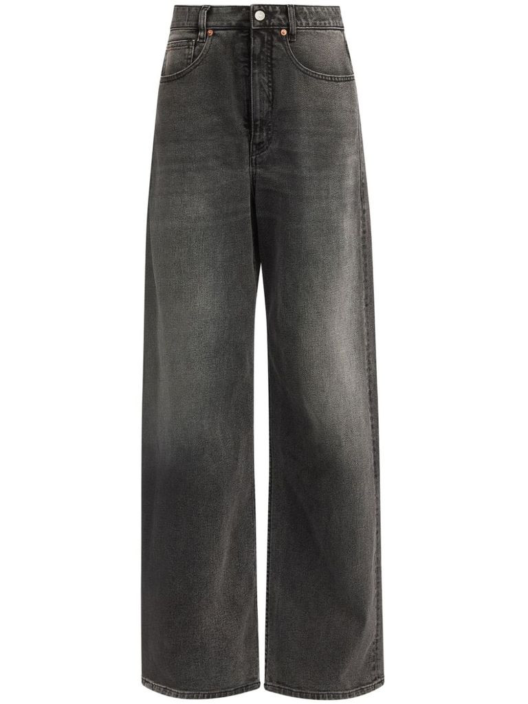 【関税込み】maison margiela Jeans asymmetrical waist Asymmetric design jeans