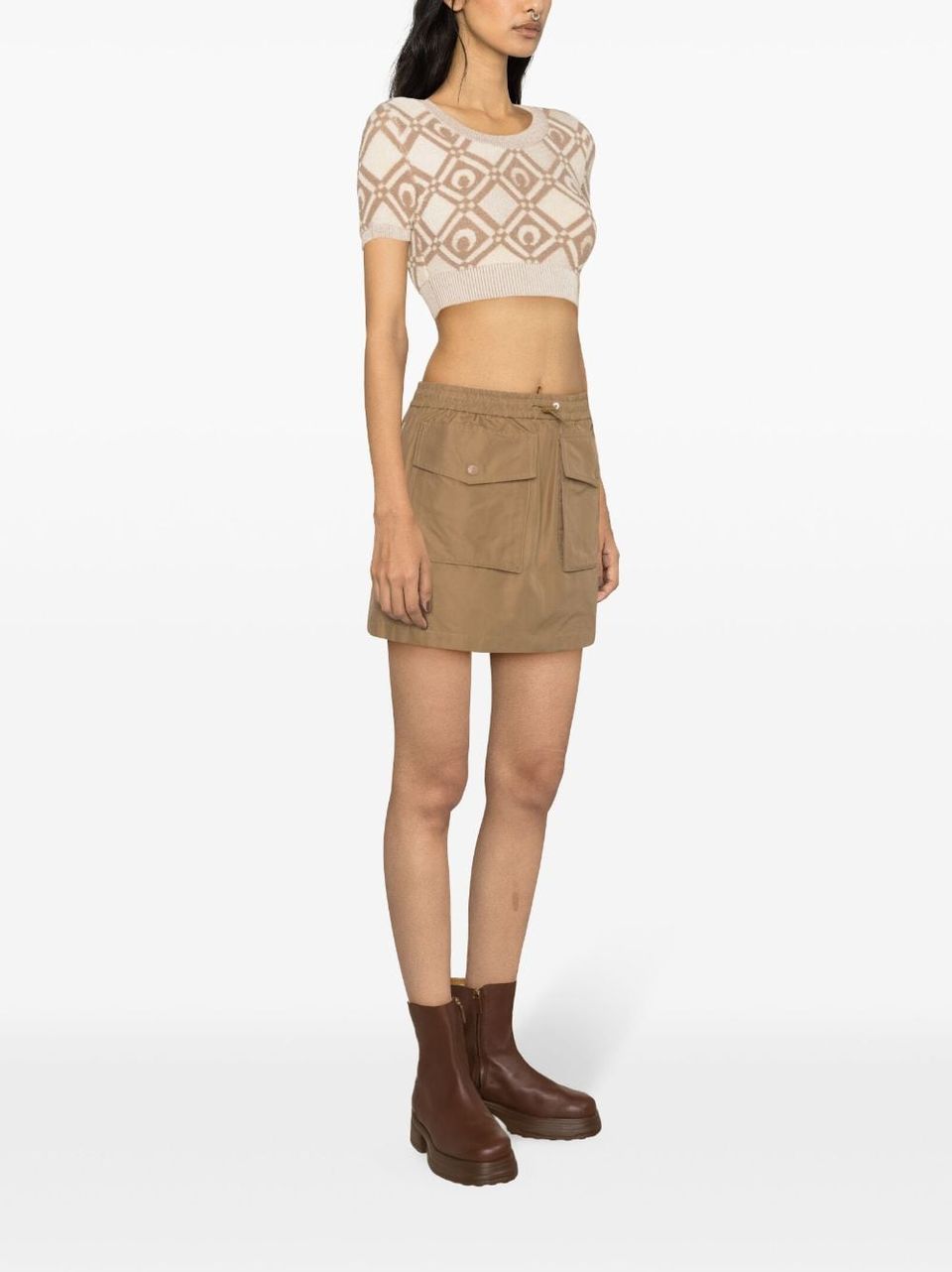 Skirt with cargo pockets
