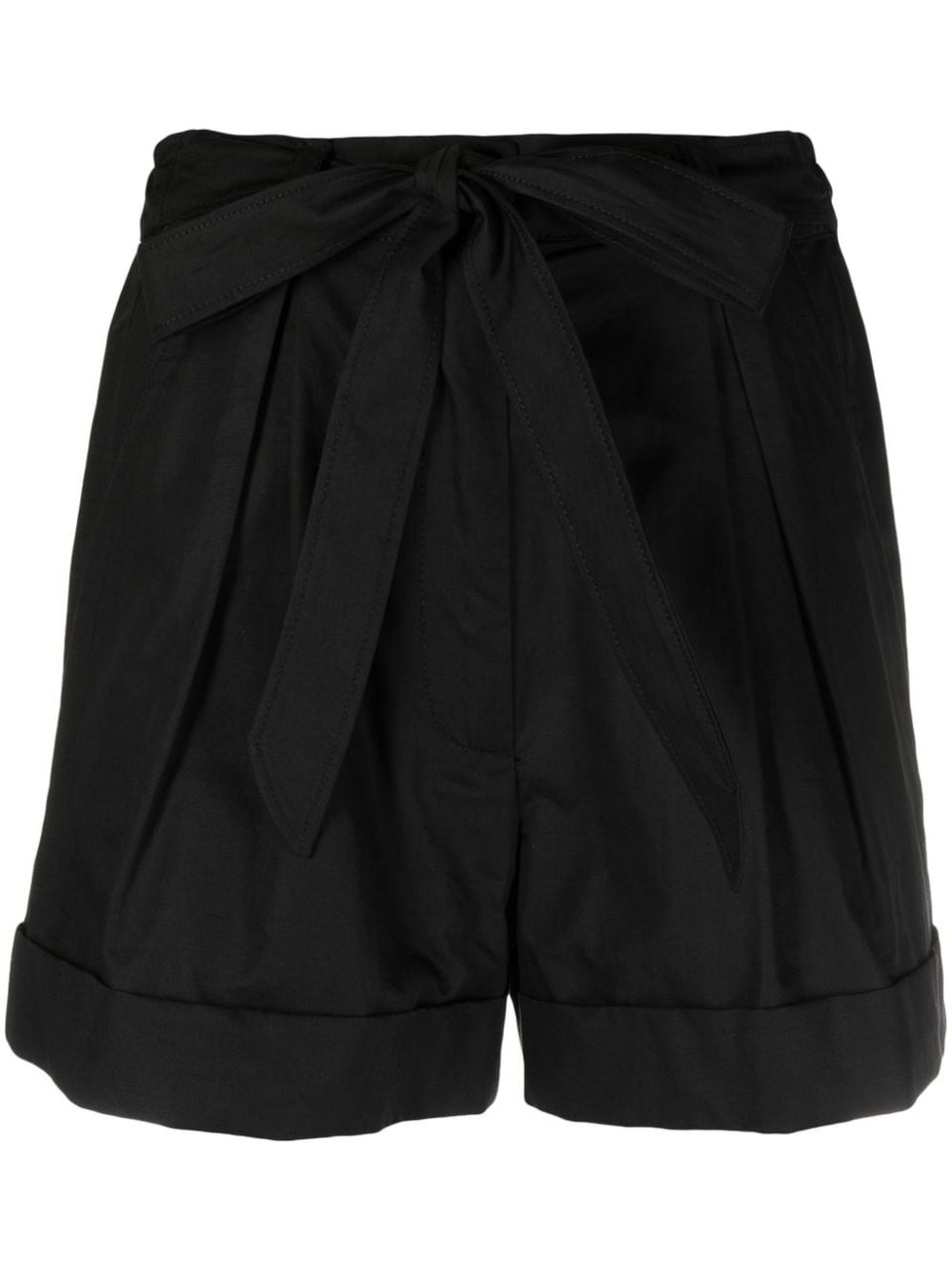 Pleated detail shorts