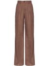 Straight leg trousers