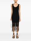 Dress with fringes