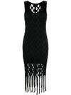 Dress with fringes