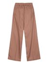 Pleated detail trousers
