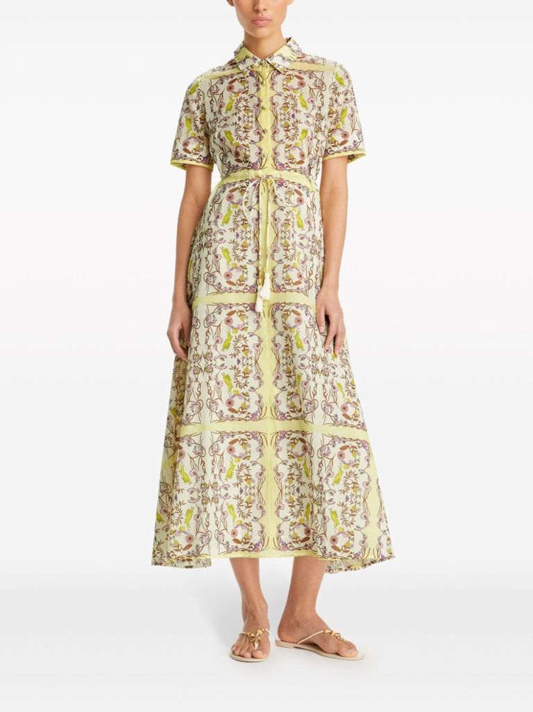 TORY BURCH ワンピース 服 Striped cotton minidress957714 TORY BURCH ワンピース 服 Striped cotton minidress957714