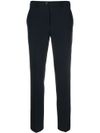 Slim fit cropped trousers