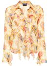 Heart Couture print blouse
