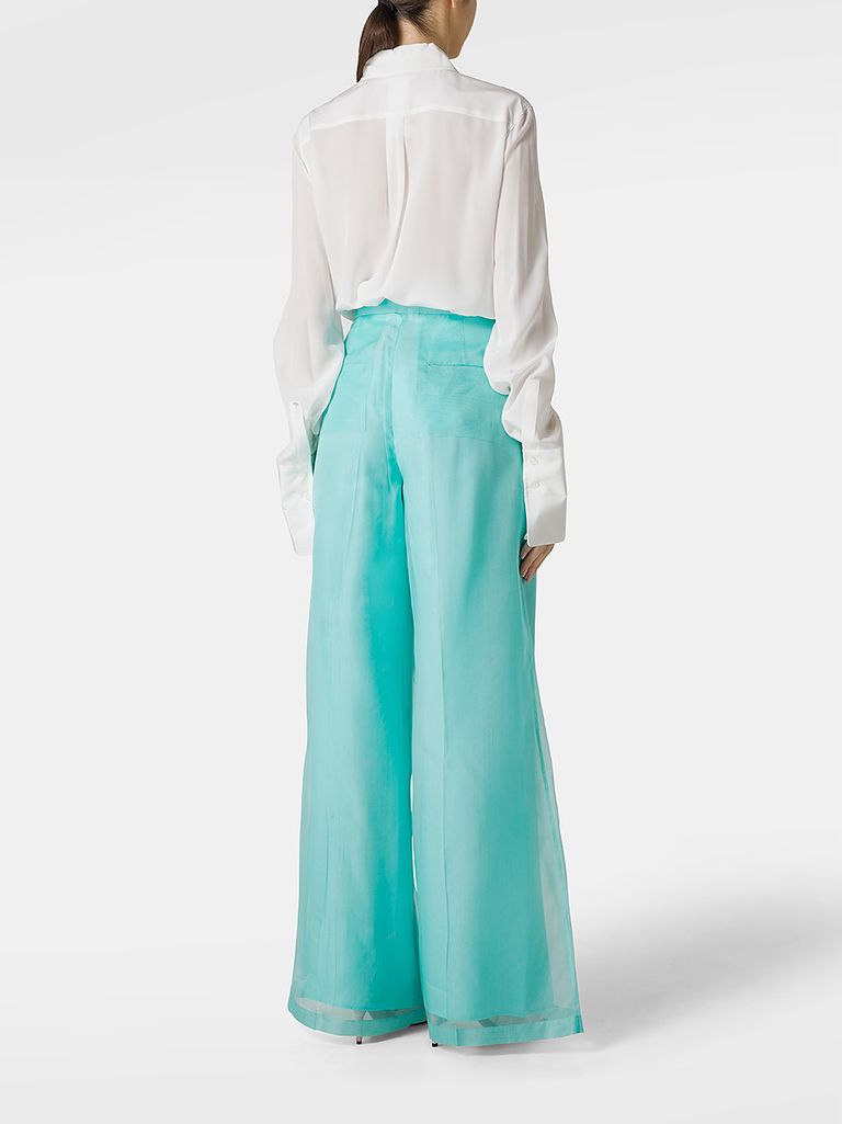 パンツ Max Mara Timec Multicolor Silk Trousers Silk twill pants | Max Mara