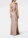 Opera one-shoulder silk dress