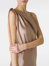 Opera one-shoulder silk dress